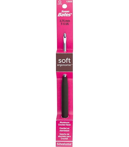 Amazon.com: Susan Bates Soft Ergonomic Silvalume Crochet Hook